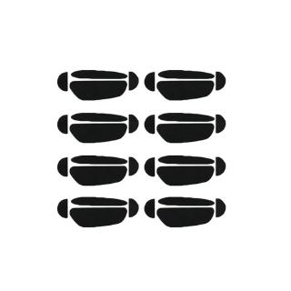 2 Bộ miếng dán viền đế chuột dành cho Logitech MX Master 2S/ 3 