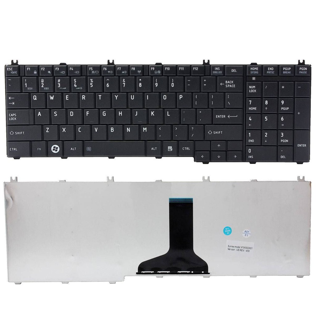 BÀN PHÍM LAPTOP TOSHIBA Satellite C650 C655 C660 C665 L650 L655 L670 L750 L770 L755 L660 L660D L665 L665D L775000