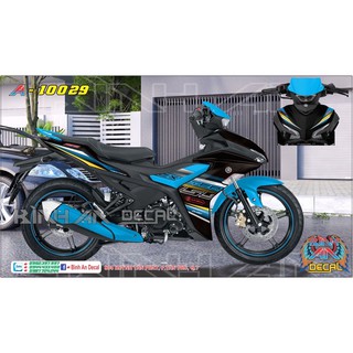 Tem rời exciter 155 Xanh đen