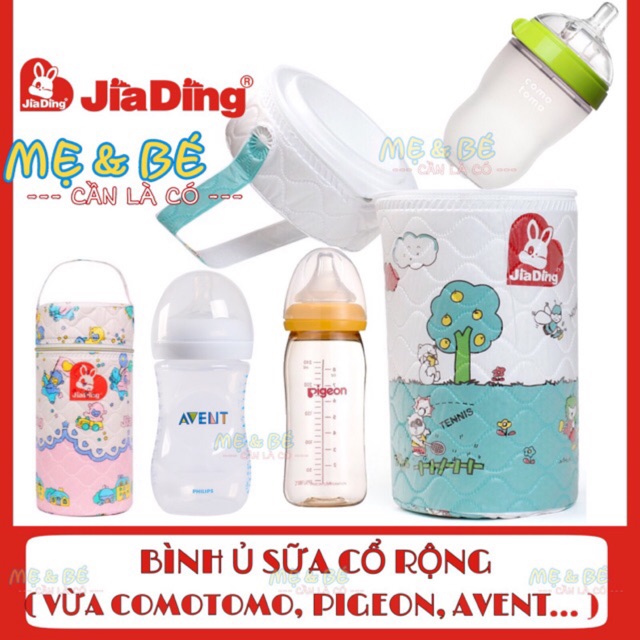 BÌNH Ủ SỮA CỔ RỘNG CAO CẤP ( VỪA COMOTOMO,AVENT,PIGEON..)