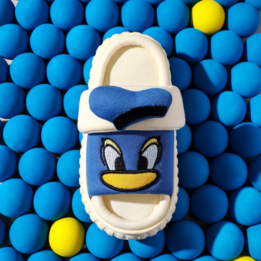 Dép mang trong nhà CHEERFUL MARIO bằng EVA đáy dày chống trượt họa tiết hoạt hình thời trang bốn mùa cho bé trai