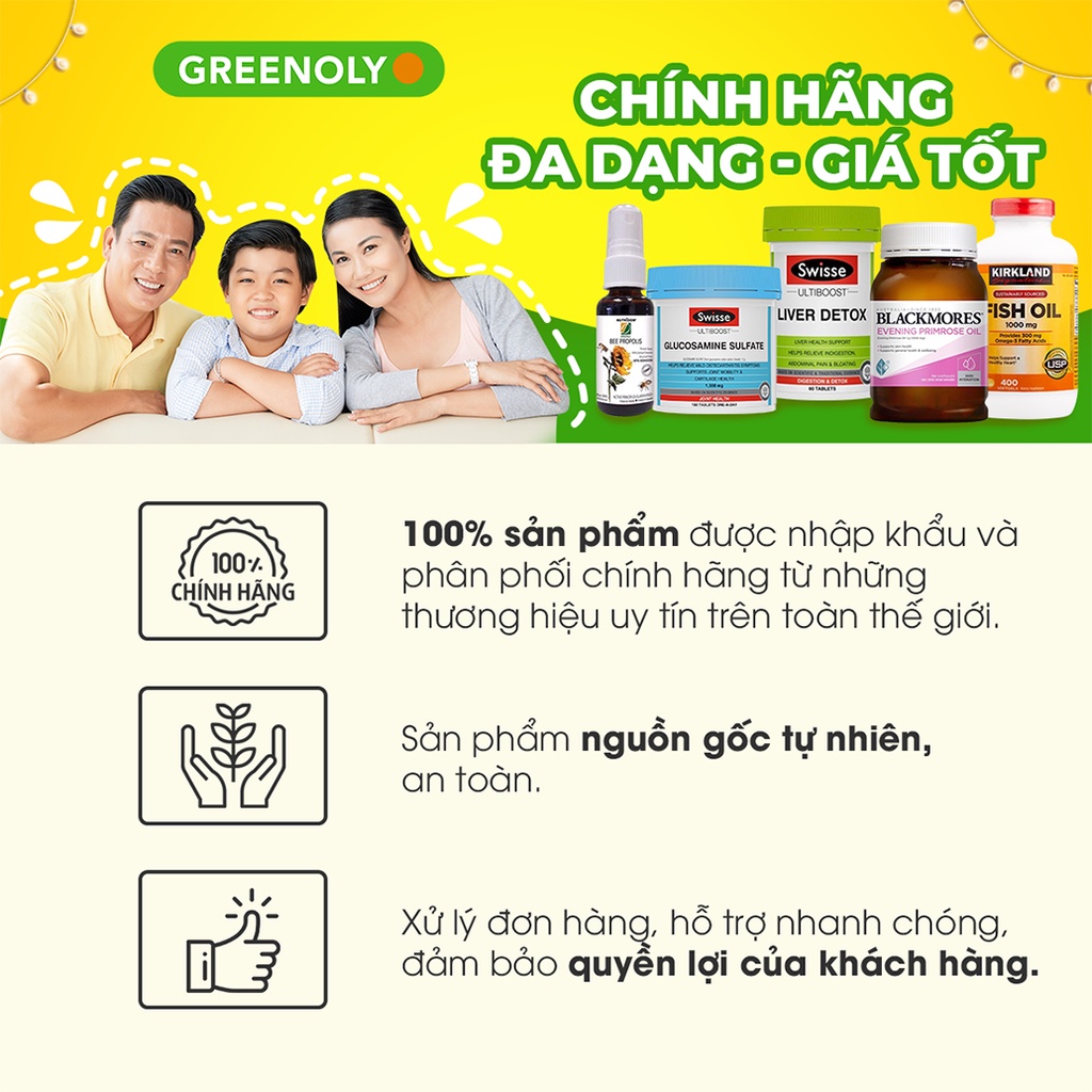 Dầu Cá Omega 3 Fish Oil Healthy Care 1000mg Tốt Cho Thị Lực Xương Khớp Tim Mạch Hộp 400 Viên