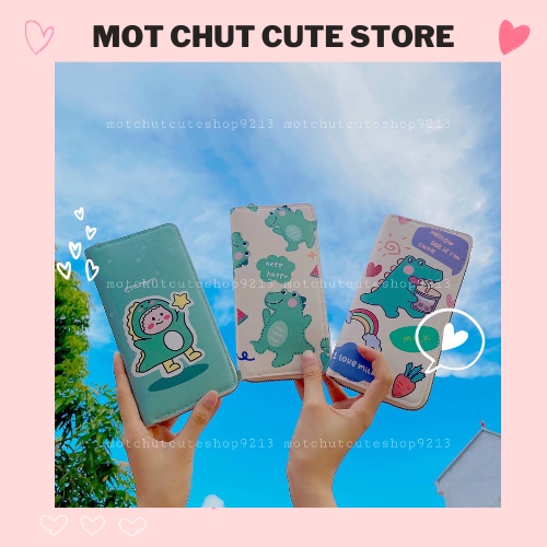 Ví dài nữ, ví mini, bóp cầm tay, ví 9 ngăn đựng thẻ xinh xắn -Một chút cute Shop 9213