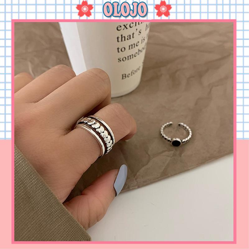 Bộ Nhẫn Đeo Ngón Tay Dạng Mở Có Thể Điều Chỉnh Phong Cách Thời Trang