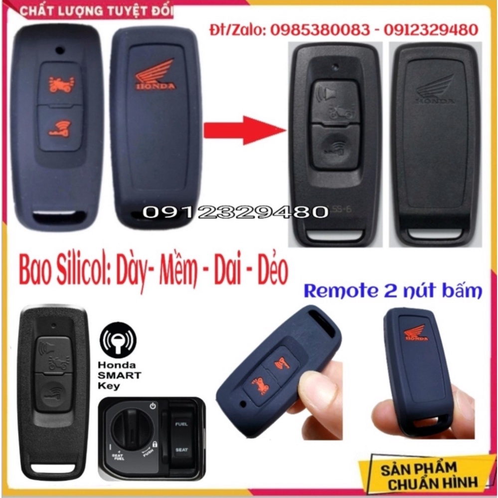 Bọc chìa khoá smartkey xe máy Honda Lead 125cc 2023  - Bọc silicon chìa smartkey - Lead 2022 - Lead 2023 Ảnh thật