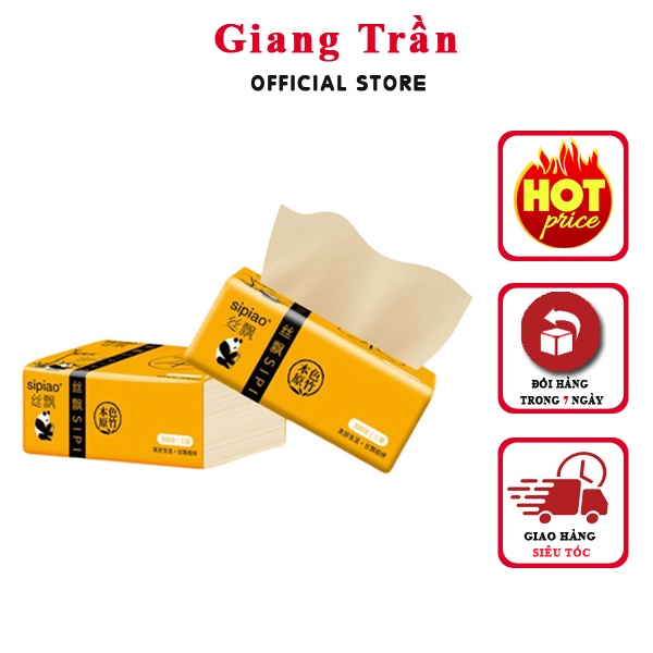 Giấy lau gel Gấu Trúc mềm mại dễ lau 300 miếng