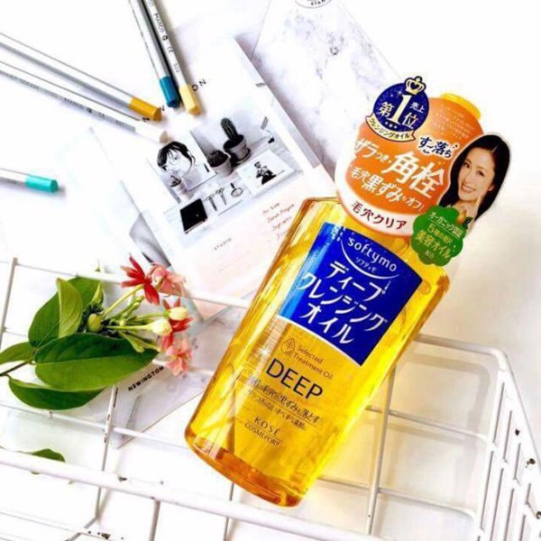 Dầu tẩy trang Kosé Softymo Deep Cleansing Oil 230ml (nắp vàng)