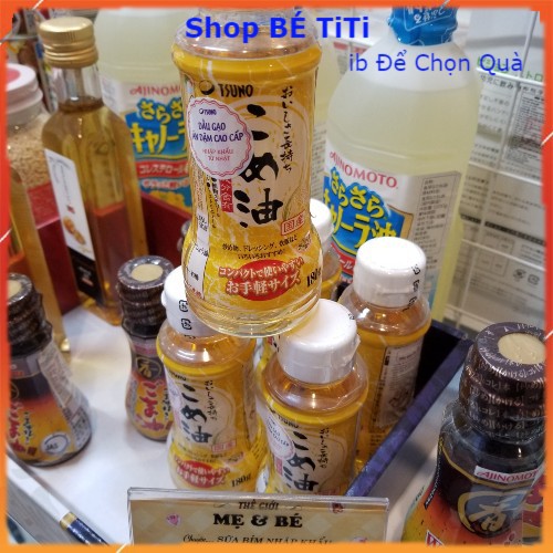 Dầu Gạo Cao Cấp TSUNO Nhật Bản Cho Bé Ăn Dặm Từ 6 Tháng Tuổi [HSD T1/2023]
