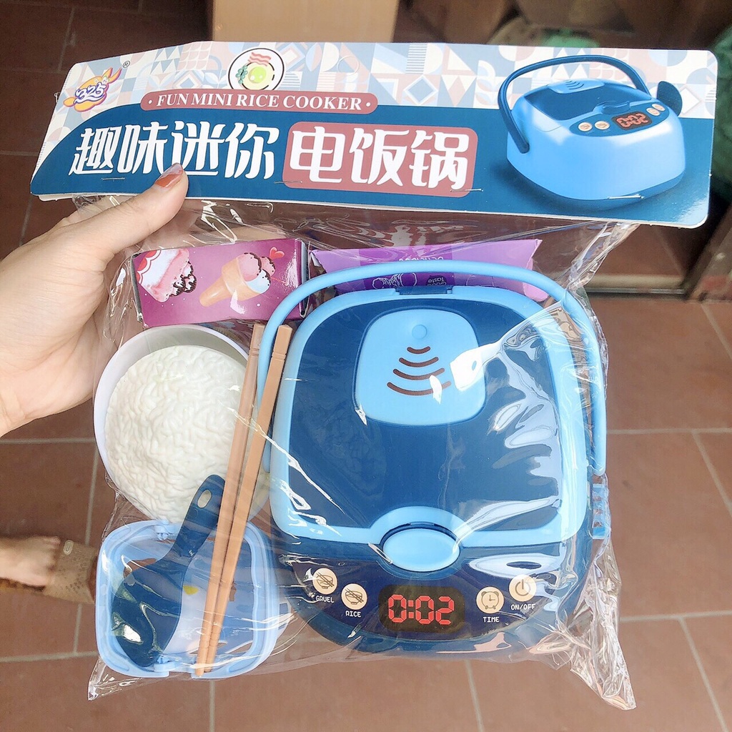 Bộ Đồ Chơi Nấu Ăn Nhà Bếp, Nồi Cơm Điện-Đồ Chơi Thông Minh