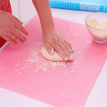 Tấm nhào bột chống dính silicon 50x40cm trọng lượng 170gram