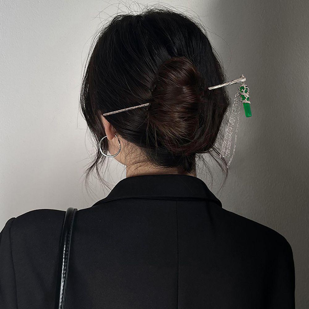 Trâm Cài Tóc Hợp Kim Họa Tiết Rồng Phong Cách Tối Giản Thời Trang Cho Nữ