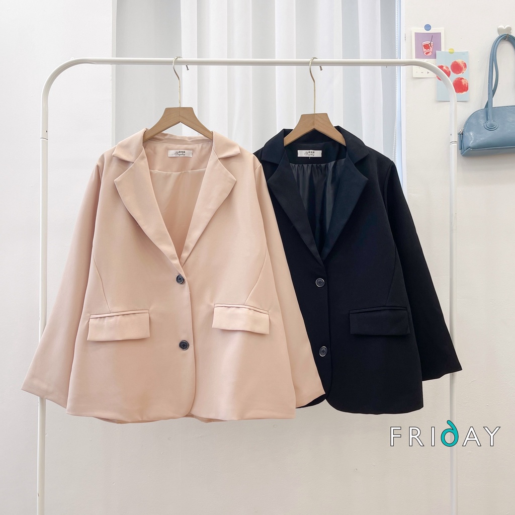 Áo khoác blazer dài tay Friday 21K02D2Kh phong cách hàn quốc freesize | BigBuy360 - bigbuy360.vn