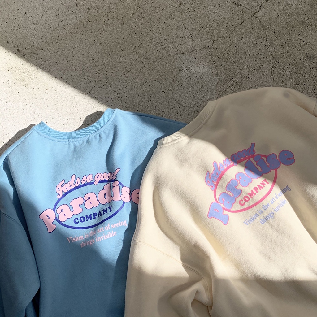 Áo sweater cổ tròn dáng rộng in họa tiết thời trang xuân thu phong cách Nhật Bản cho nữ