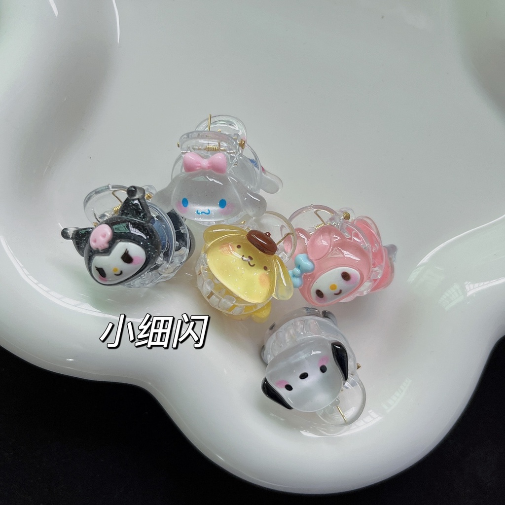 Kẹp Tóc Trong Suốt Thiết Kế Đáng Yêu Thời Trang Hàn Quốc Cho Nữ