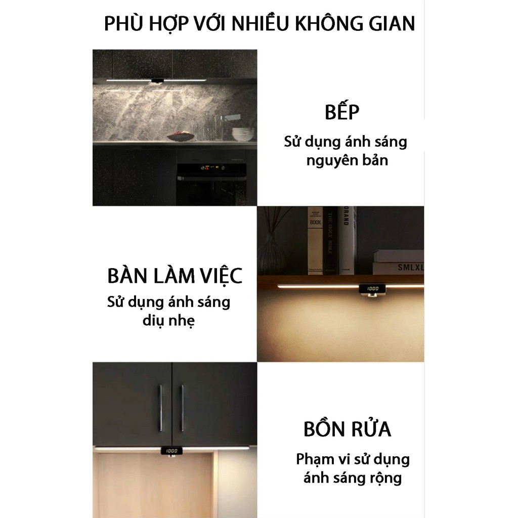 Đèn Bếp Cảm Ứng Thông Minh XIAO MI EZVALO có hẹn giờ. Lắp tủ bếp, máy hút mùi, bếp từ...