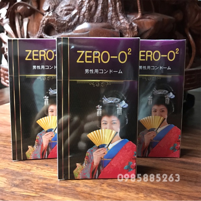 Bao cao su ZERO -O2  - Hộp 10 Pcs - Nhật Bản - Ipek_Shop