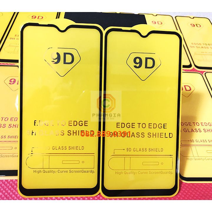 Kính cường lực Samsung Galaxy A10 Full màn hình, full keo, không loang dầu Tặng kèm bộ lau
