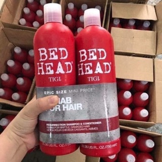 Dầu gội phục hồi tóc hư tổn tigi đỏ