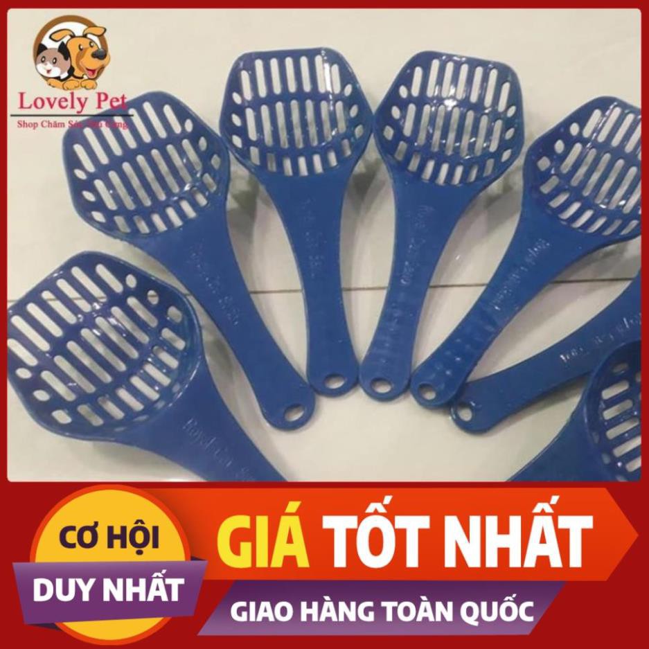 QA1807 [Giảm 40k Đơn Tối Thiểu 515k] Lovely Pet Family - Xẻng Xúc Cát Vệ Sinh Mèo