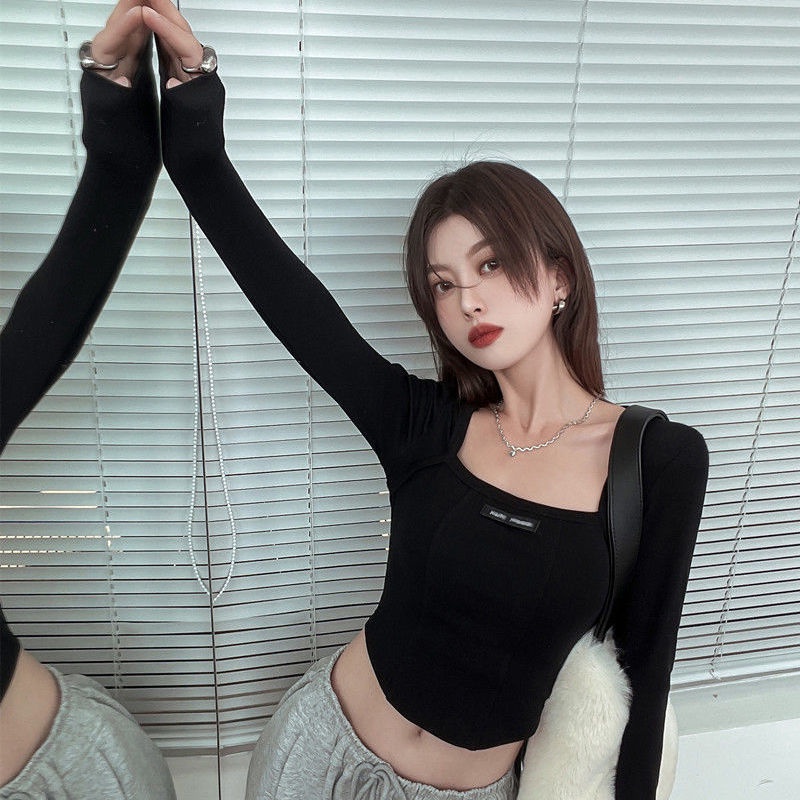 Áo thun COZOKC dài tay đơn giản thời trang