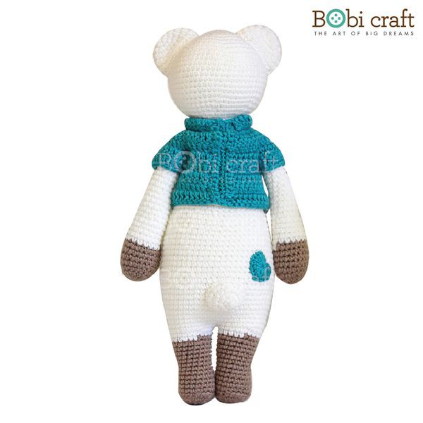 THÚ BÔNG LEN GẤU BOBBIE ĐỨNG BOBI CRAFT