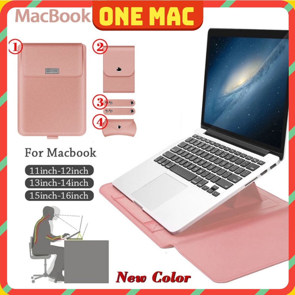 [Hàng Cao Cấp ] Túi da PU đựng máy tính xách tay thích hợp cho dòng Macbook Air Pro/Macbook Air 11/12/13.3/15.4 inch