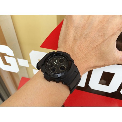 Đồng hồ nam dây nhựa G-SHOCK Casio chính hãng Anh Khuê AW-591BB-1ADR