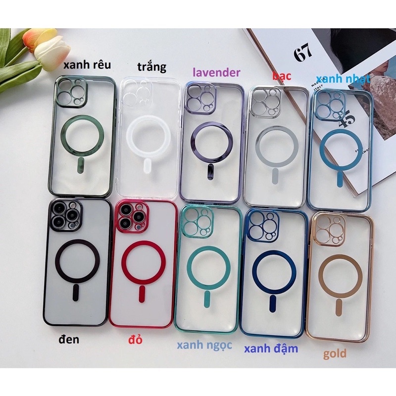 Ốp lưng Magsafe chống trầy cho iPhone 14, iPhone 14 Plus, iPhone 14 Pro, iPhone 14 Pro Max đủ màu, cao cấp, sang trọng