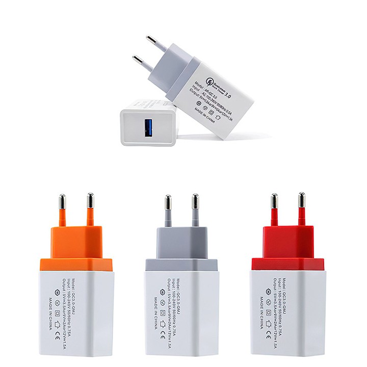 Cốc sạc nhanh 1 cổng QC 3.0 Adapter quick charge