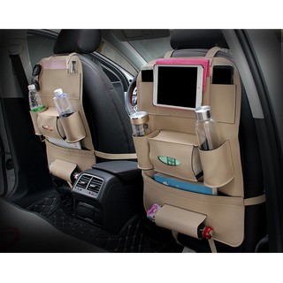 TÚI ĐỰNG ĐỒ ĐA NĂNG SAU GHẾ Ô TÔ CHẤT LIỆU DA CAO CẤP - Nội Thất Xe Hơi T AUTO