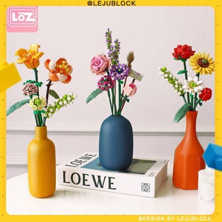 💐Loz Khối Mini💯|Mô Hình LEGO Mini Hình Bó Hoa Hồng Bất Tử Dùng Trang Trí Nhà Cửa