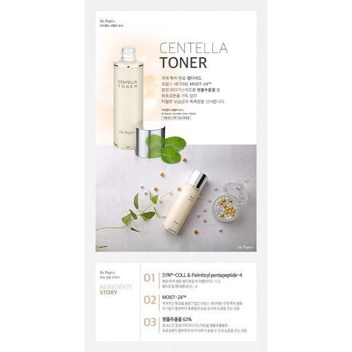 Nước Hoa Hồng Dr.Pepti Centella Toner 180ml Se Khít Lỗ Chân Lông, Phục Hồi Da