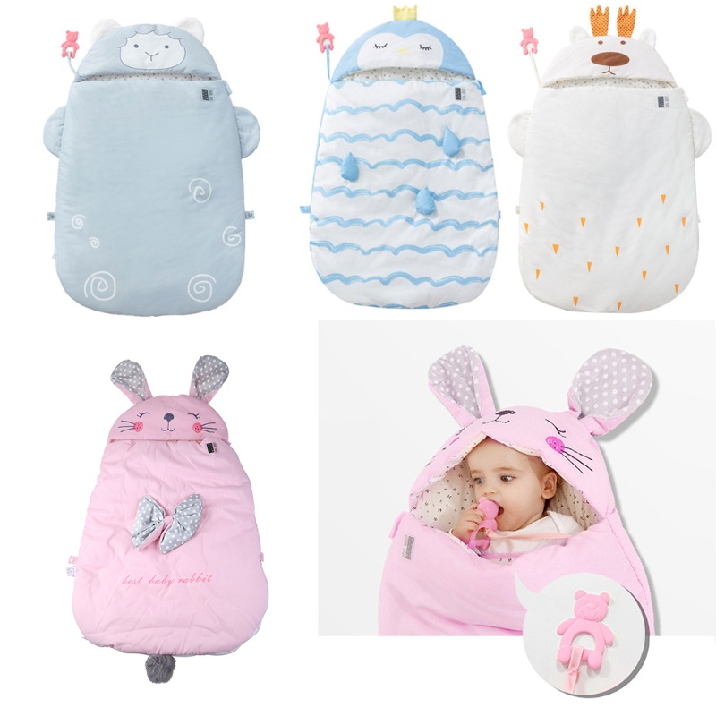 Túi Ngủ Dày Dặn Giữ Ấm Chân Gắn Xe Đẩy Em Bé