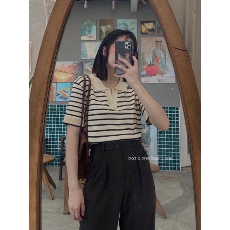 áo len montogi kẻ sọc ngang | BigBuy360 - bigbuy360.vn