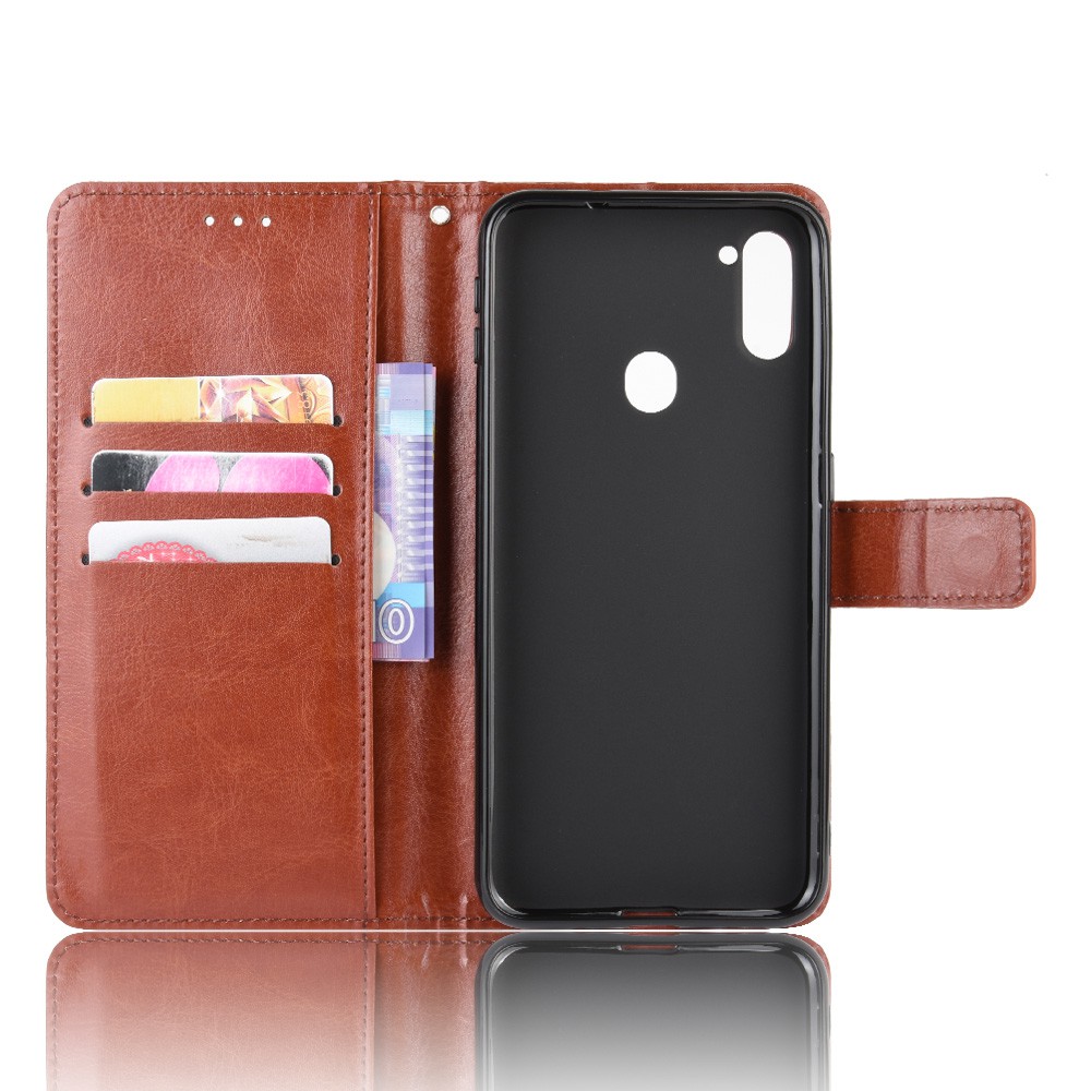 Bao da điện thoại màu trơn thanh lịch cho Samsung Galaxy A11 A 11 GalaxyA11