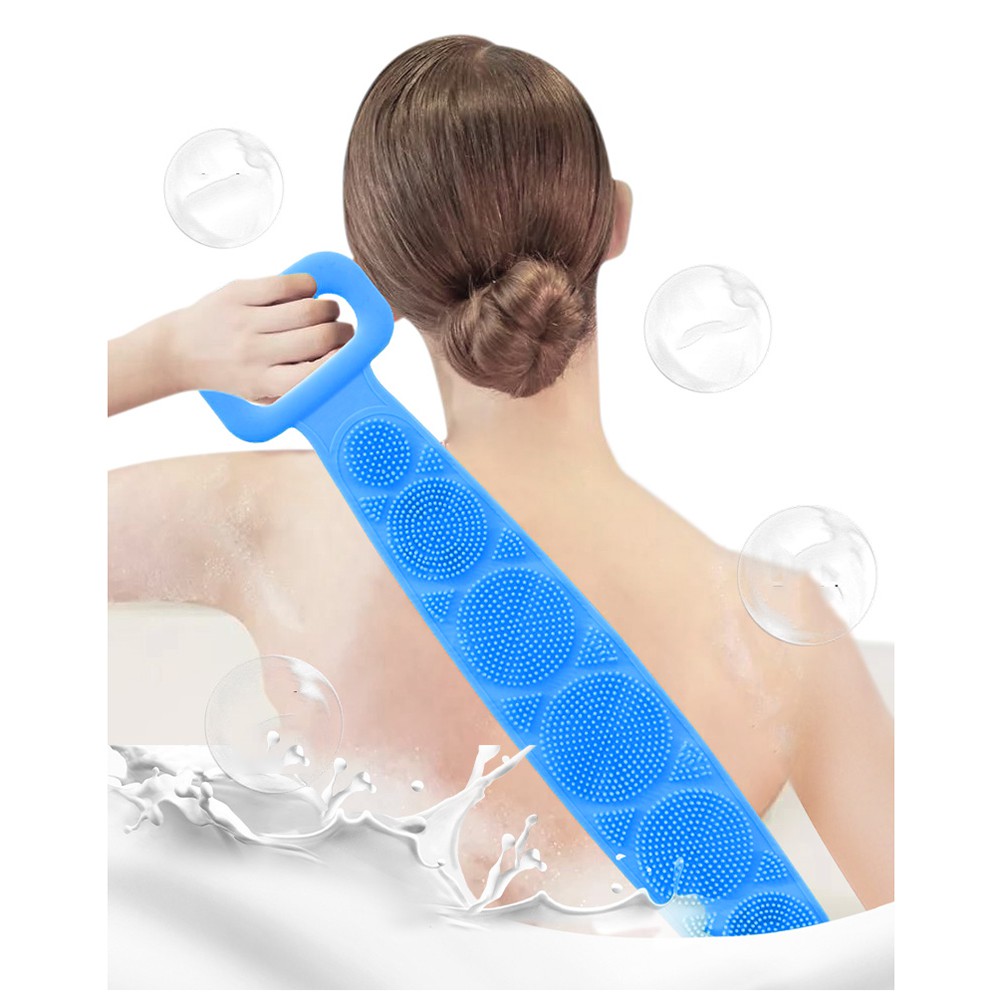 Dây chà kỳ cọ masssage gãi ngứa làm sạch da chết ở lưng đa năng hai mặt silicon cao cấp dieuphan