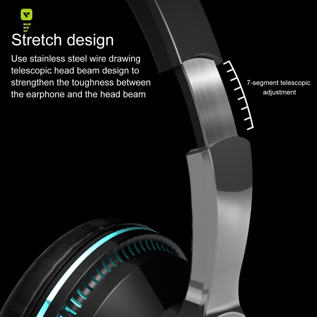 Tai Nghe Bluetooth Chụp Tai Không Dây Có Míc Đàm Thoại, Âm Thanh Vòm 3D Supper Bass H2