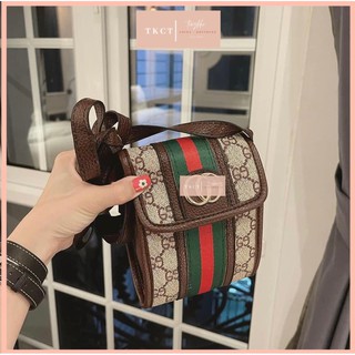 Túi Xách Nữ Mini Thổ Cẩm Phối Sọc TONGKHOCHITUE , Giỏ Xách Đeo Chéo Cá Tính Sang Chảnh