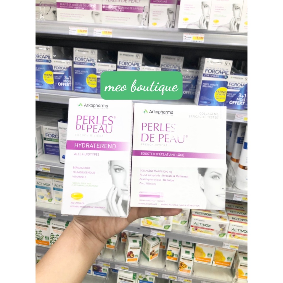 Viên - Ống Uống Đẹp Da Arkopharma Perles De Peau Số 1 Tại Pháp