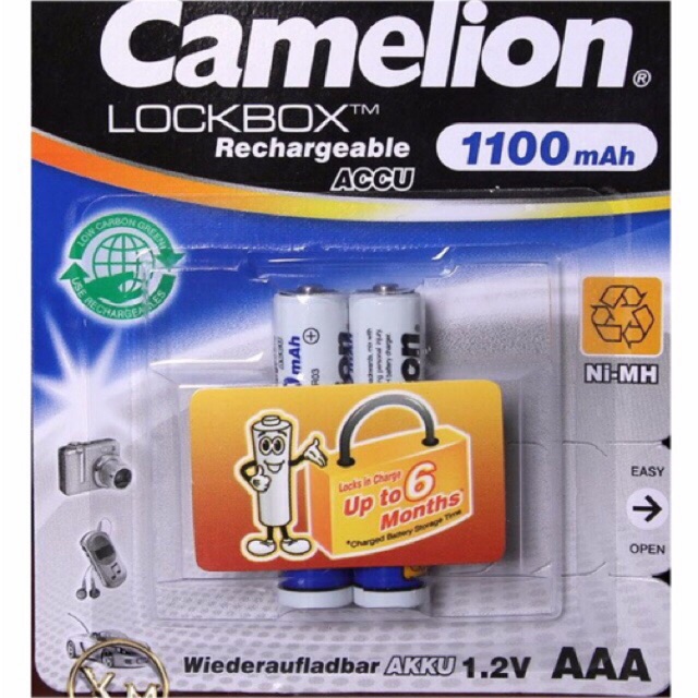 Pin sạc AAA camelion