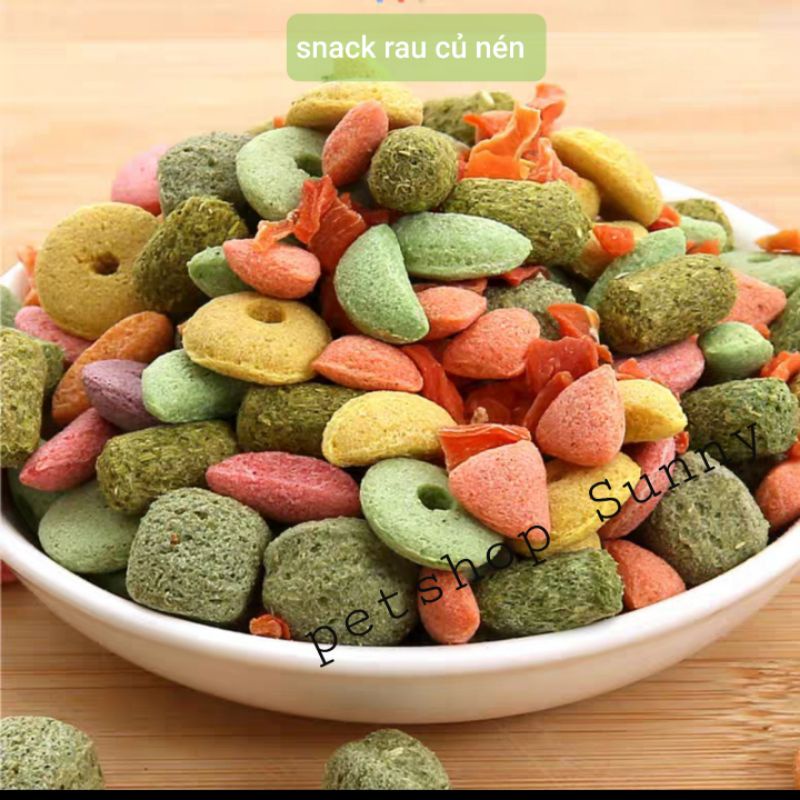 Snack rau củ cho hamster