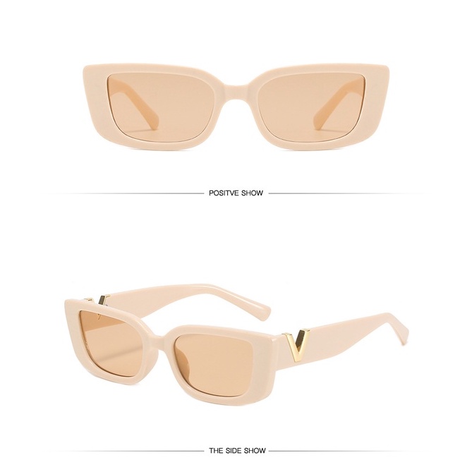 Kính Mát Gọng Vuông Phong Cách Hip Hop Thời Trang Cho Nữ