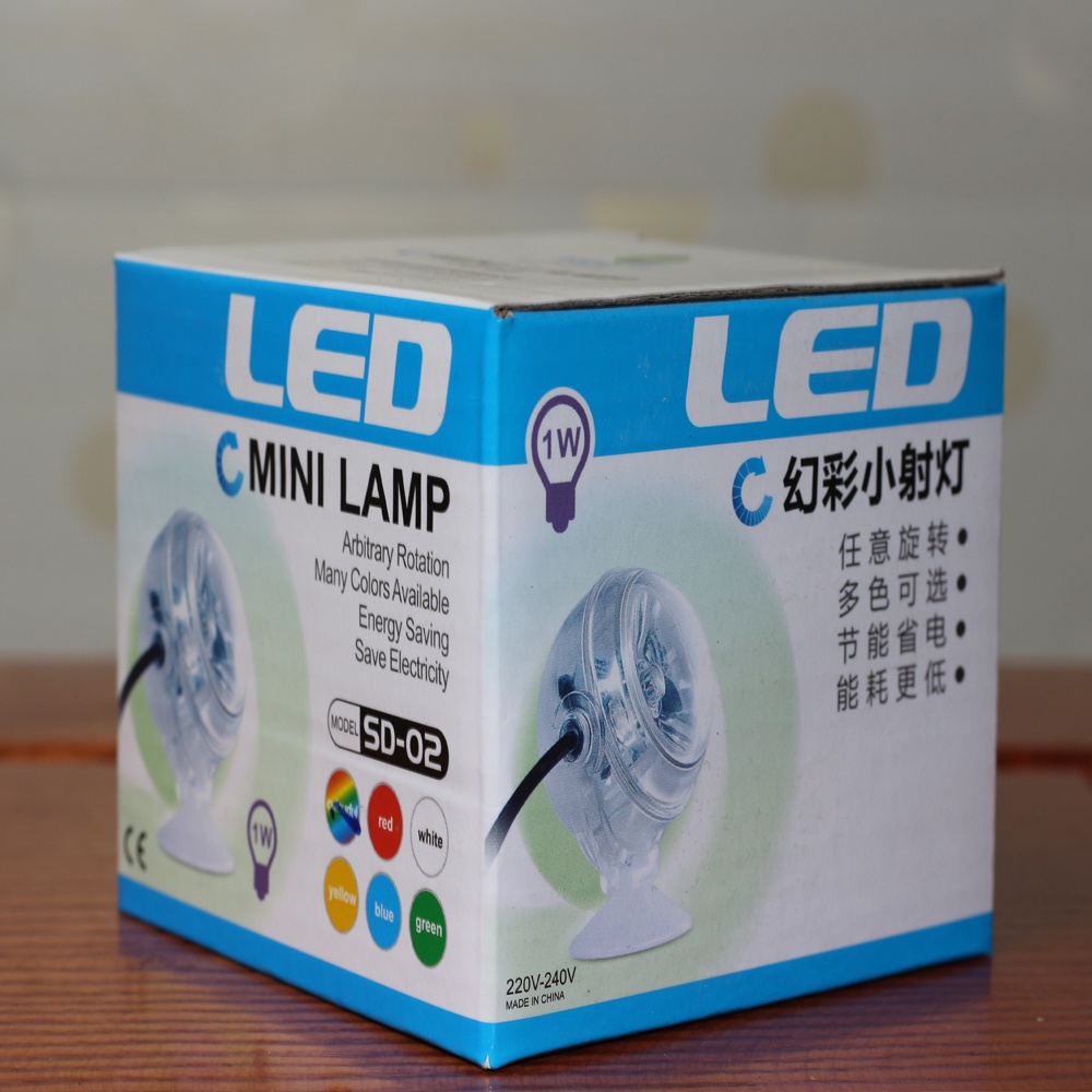 Đèn Led  MINI LAMP RGB Chống Nước Trang Trí Bể Cá