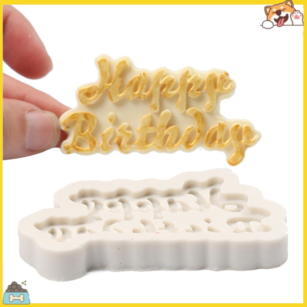 Khuôn bánh silicon tạo hình chữ cái