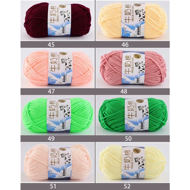 Len Milk Cotton 50g - Bảng 2