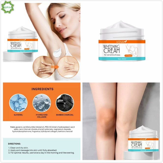 (Hàng Mới Về) Kem Dưỡng Trắng Da Toàn Thân Qipin 30ml