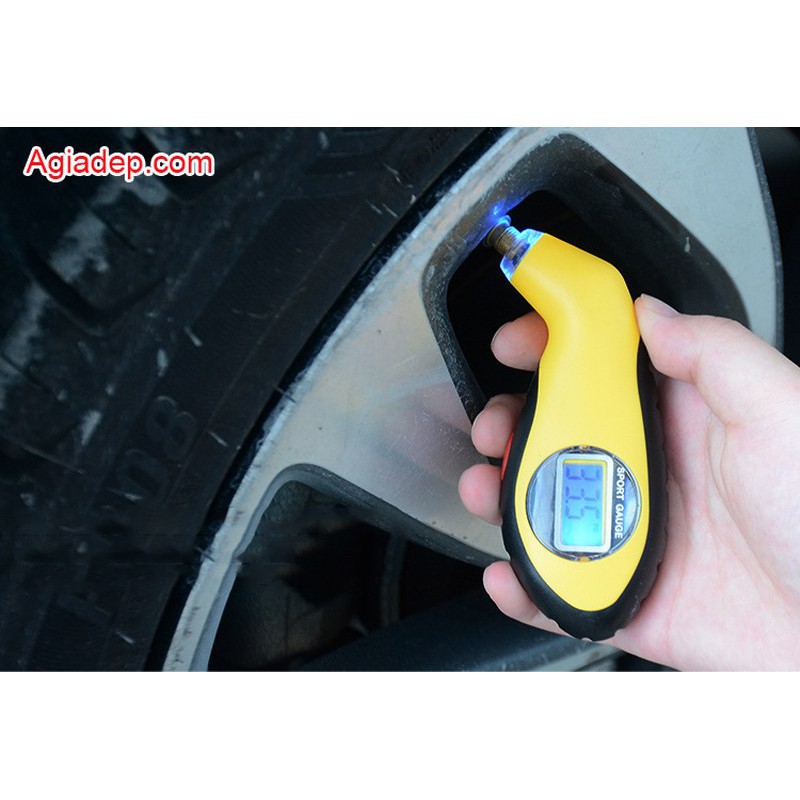 Đồng hồ đo áp suất lốp độ chính xác cao Tire Gauge - hãng nhập khẩu bởi Agiadep