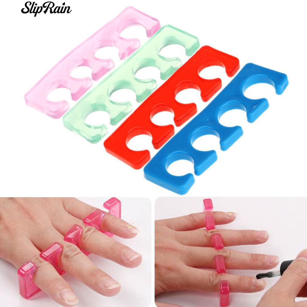 2 Dụng Cụ Tách Ngón Chân Silicon Mềm Cho Làm Móng