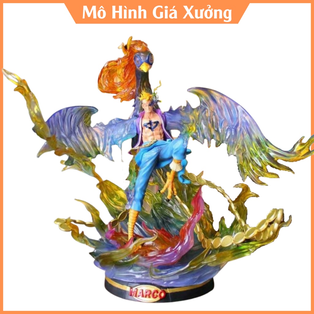 Mô Hình Marco Phượng Hoàng Trạng Thái Chiến Đấu Cao 41cm - Đội Trưởng đội 1 Băng Râu Trắng -Figure Tượng OnePiece