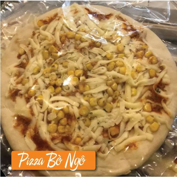 Pizza Men Tự Nhiên Làm Sẵn Đủ Vị Hải Sản - Xúc Xích - Bò Ngô - Thịt Nguội - Double Cheese - Xúc Xích Thịt Nguội